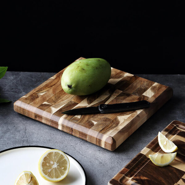 Kitchen Household Parquet Solid Wood Cutting Board - Image 6