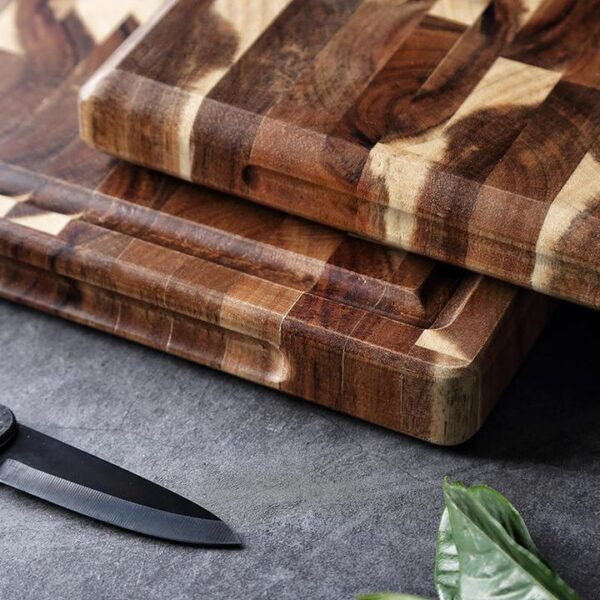 Kitchen Household Parquet Solid Wood Cutting Board - Image 7