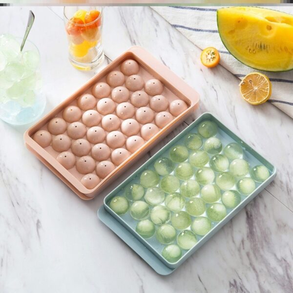 Ice Tray 3D Round Ice Molds Home Bar Party Use Round Ball Ice Cube Makers Kitchen DIY Ice Cream Moulds - Image 8