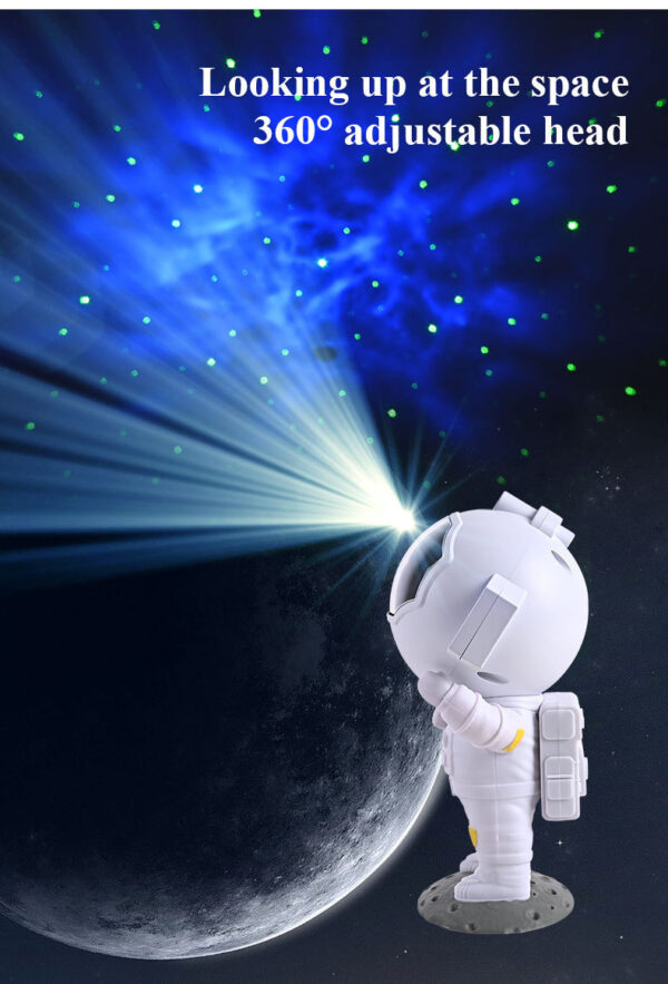 Galaxy Star Projector Starry Sky Night Light Astronaut Lamp Home Room Decor Decoration Bedroom Decorative Luminaires Gift - Image 7