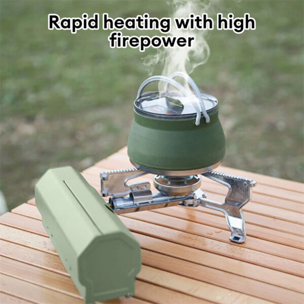 Camping Gas Stove Portable Folding Cassette Stove Outdoor Hiking BBQ Travel Cooking Grill Cooker Gas Burner Food Heating Tool Kitchen Gadgets - Image 3