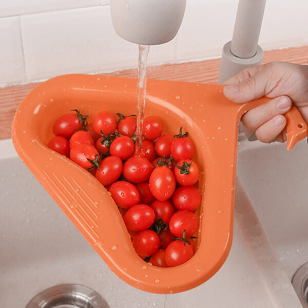 Household Sink Hanging Fruit And Vegetable Filter Water Drain Basket Kitchen Dry And Wet Separation Swan Drain Basket - Image 7