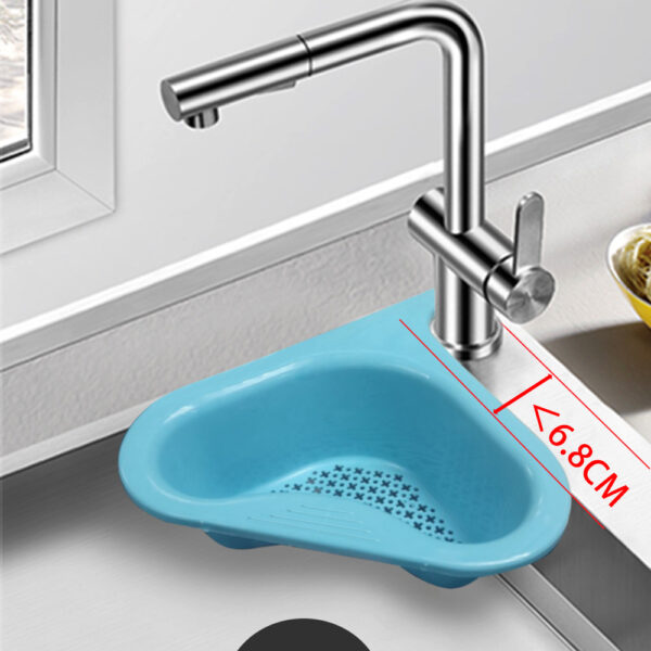 Household Sink Hanging Fruit And Vegetable Filter Water Drain Basket Kitchen Dry And Wet Separation Swan Drain Basket - Image 6