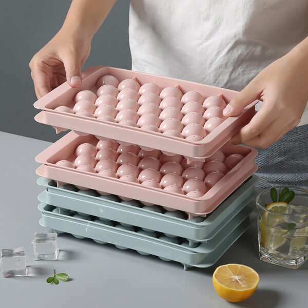 Ice Tray 3D Round Ice Molds Home Bar Party Use Round Ball Ice Cube Makers Kitchen DIY Ice Cream Moulds - Image 2