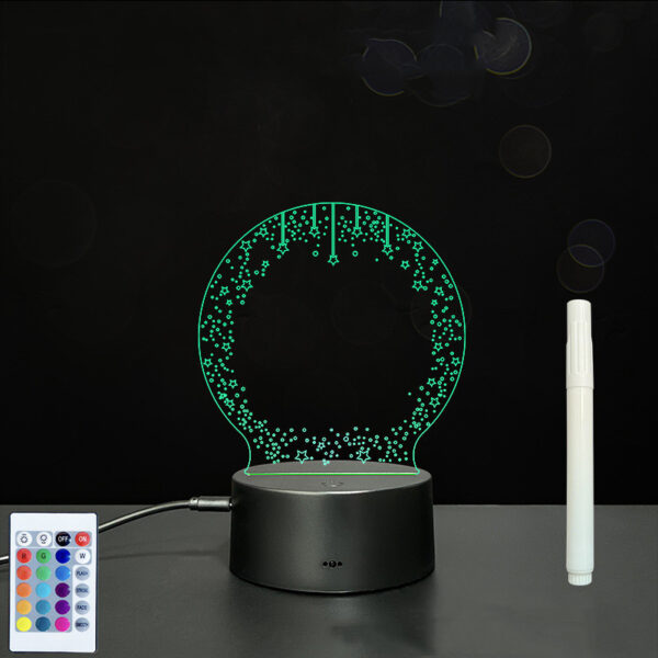 3D Acrylic Board Handwriting Message Board LED Light - Image 8