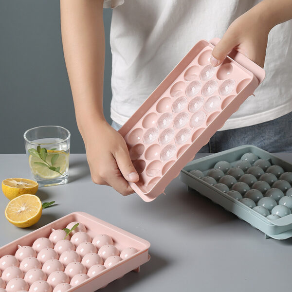 Ice Tray 3D Round Ice Molds Home Bar Party Use Round Ball Ice Cube Makers Kitchen DIY Ice Cream Moulds - Image 4