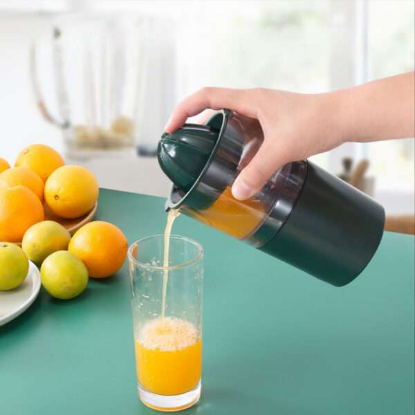 Portable Blender Electric Orange Press Mini Fruit Juicer Manual Juicer Cup Wireless Portable Juicer Bucket Juicer Kitchen Gadgets - Image 2