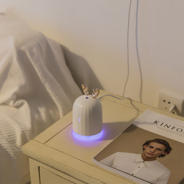 Mini Humidifier Portable USB Charging Quite Deer Shape - Image 3