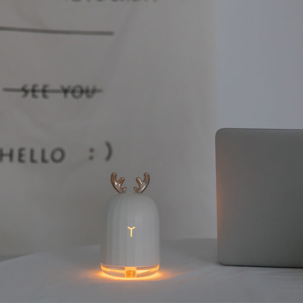 Mini Humidifier Portable USB Charging Quite Deer Shape - Image 2